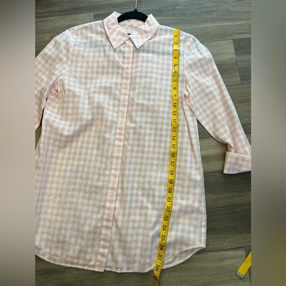 Lafayette 148‎ New York Checkered Button Top- Small - Picture 4 of 9